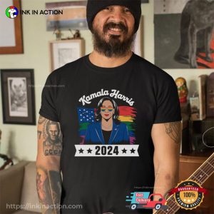 Kamala Harris Madam President USA 2024 Fight For LGBT Tee 3