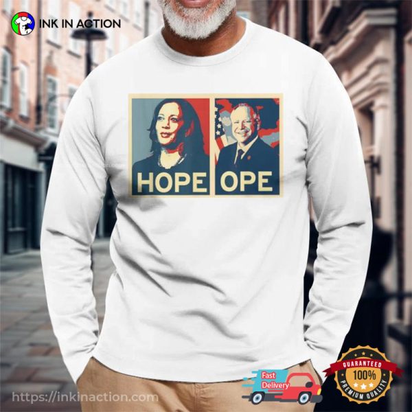 Kamala Hope Walz Ope Harris Walz 2024 Election T-shirt