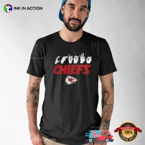 Kansas City Chiefs Handsign Language T shirt 1