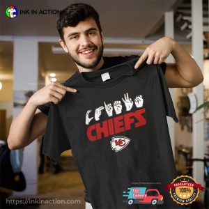 Kansas City Chiefs Handsign Language T shirt 3