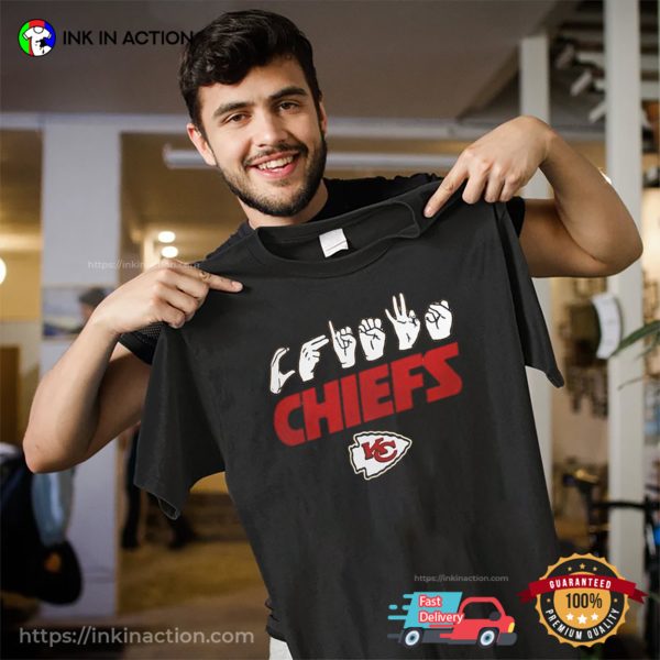 Kansas City Chiefs Handsign Language T-shirt