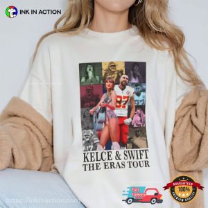 Kelce And Swift The Eras Tour Comfort Colors T shirt 1