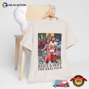 Kelce And Swift The Eras Tour Comfort Colors T shirt 4