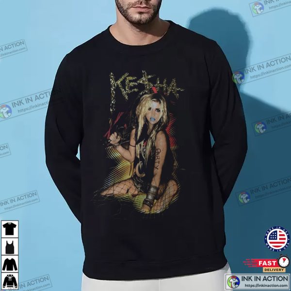 Kesha Gothic Girl Retro T-shirt