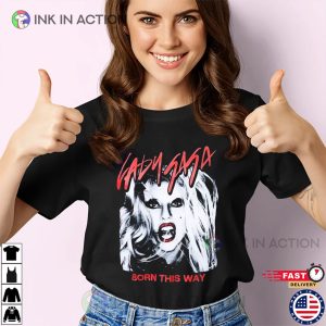 Lady Gaga Born This Way Portrait T-shirt