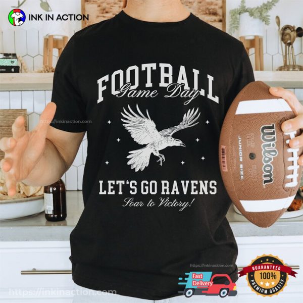 Let’s Go Ravens Football Game Day T-shirt