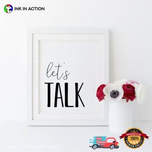 Let’s Talk SLP Therapy Classic Poster