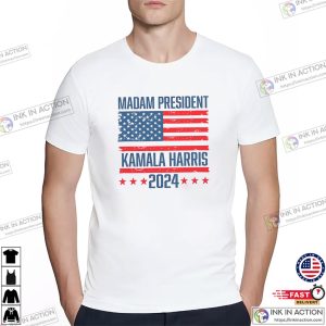 Madam President Kamala Harris American Flag 2024 Shirt 3