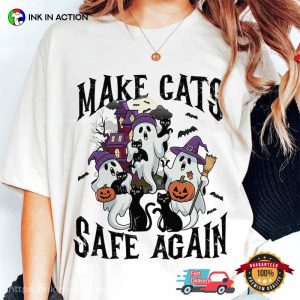 Make Cats Safe Again Funny Presidential Election Comfort Colors T-shirt