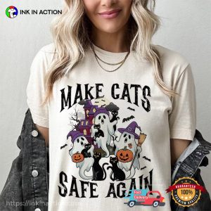 Make Cats Safe Again Funny Presidential Election Comfort Colors T shirt 4