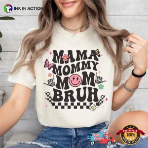 Mama Mommy Mom Bruh Groovy Comfort Colors T shirt 3