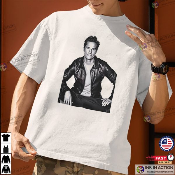 Matthew McConaughey Fashion Retro T-shirt