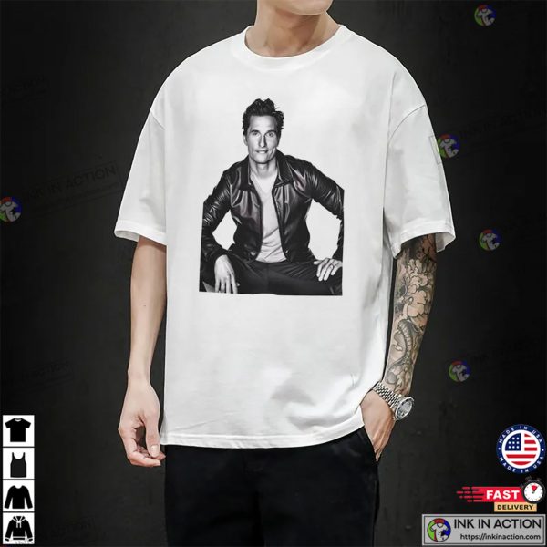 Matthew McConaughey Fashion Retro T-shirt