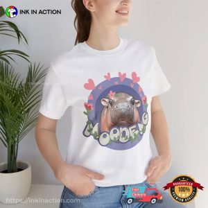 Moo Deng Bouncy Pig Lovely T-shirt