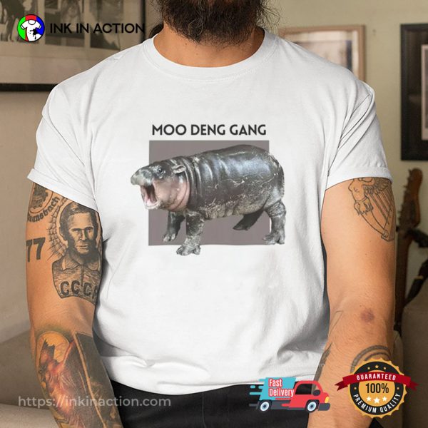 Moo Deng Gang Baby Hippo Tee