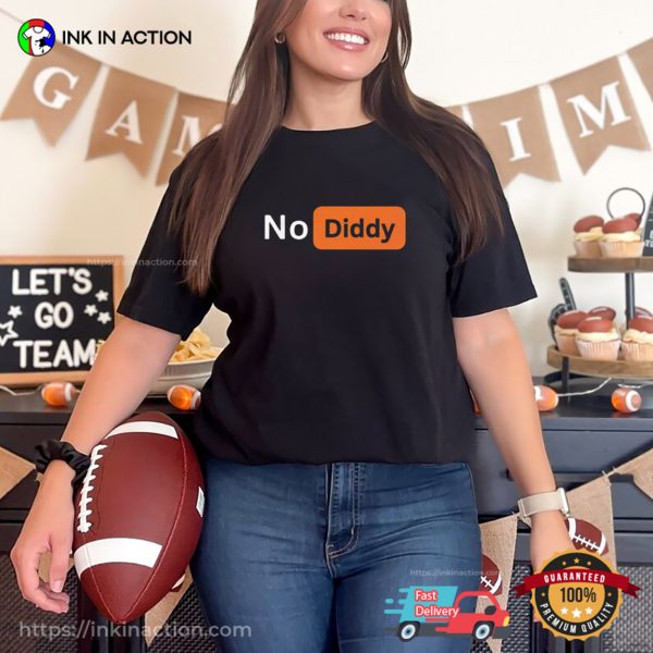 No Diddy Pornhub Style T-shirt