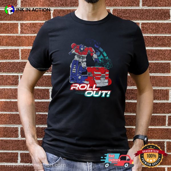 Optimus Roll Out TRANSFORMERS ONE Movie T-shirt