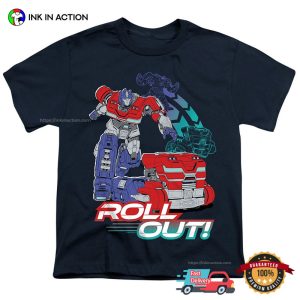 Optimus Roll Out TRANSFORMERS ONE Movie T shirt 3