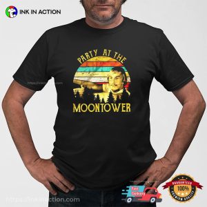 Party At The Moontower Matthew Mcconaughey Movies Vintage T-shirt