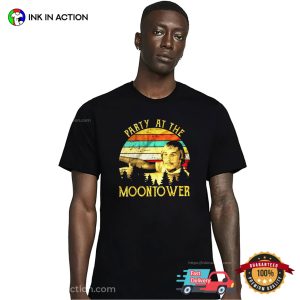 Party At The Moontower Matthew Mcconaughey Movies Vintage T shirt 2