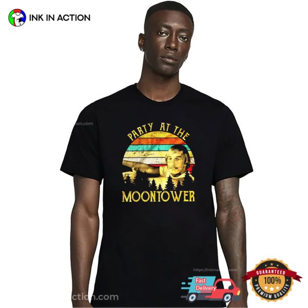 Party At The Moontower Matthew Mcconaughey Movies Vintage T-shirt