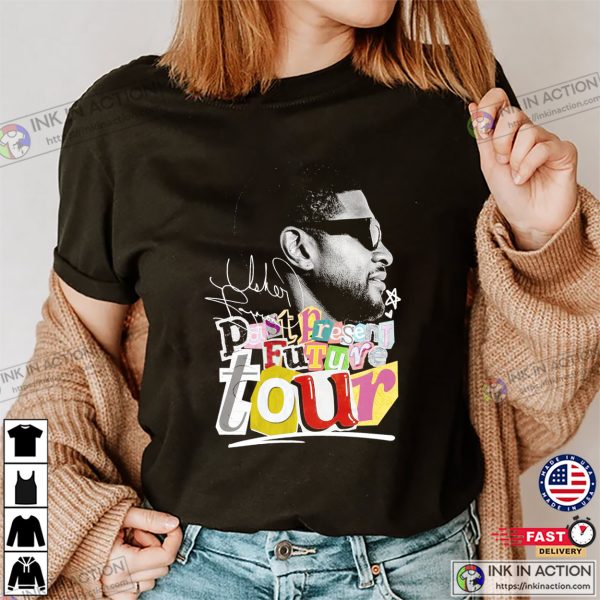 Past Present Future Tour Usher Raymond Concert T-shirt