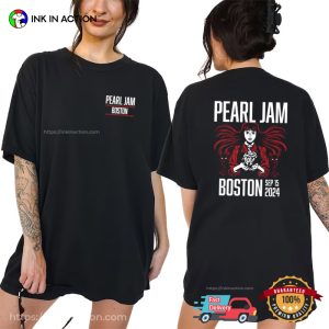 Pearl Jam Rock Concert Boston Sep 15 2024 T-shirt