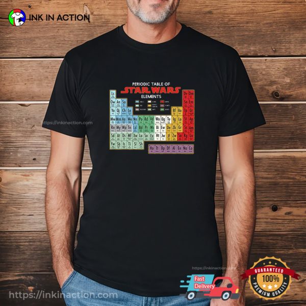 Periodic Table Of Star Wars Elements Unisex T-shirt