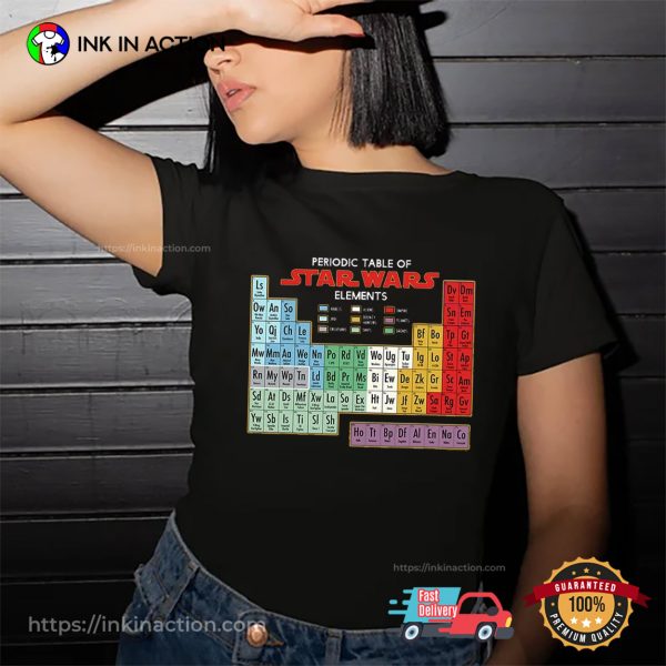 Periodic Table Of Star Wars Elements Unisex T-shirt