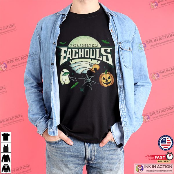 Philadelphia Eaghouls Halloween Football T-shirt