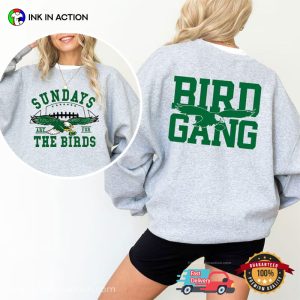 Philadelphia Eagles Bird Gang Sundays 2 Sided Shirt 1