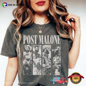 Post Malone Show Signature Comfort Colors T shirt 2