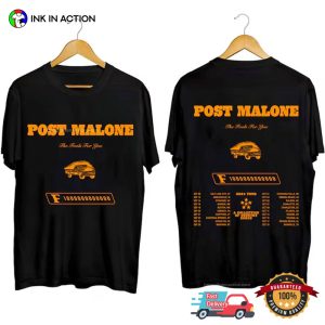 Post Malone The F 1 Trillion Tour 2024 Schedules Tee