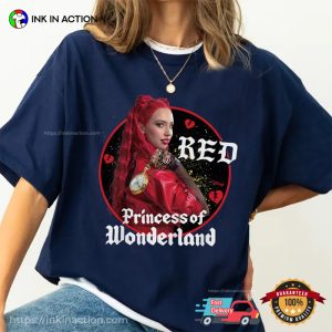 Princess Of Wonderland Red Descendants 4 Comfort Colors T shirt 2