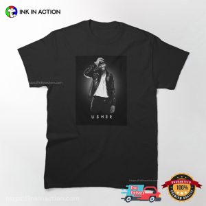 Rapper Usher Classic T shirt 4