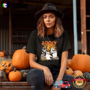 Retro Bluey Halloween Spooky Season Tee 1