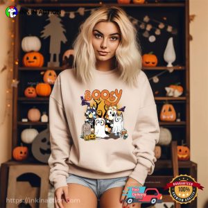 Retro Bluey Halloween Spooky Season Tee 2