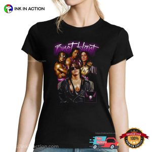 Retro Bret Hart Wrestling T-shirt 1