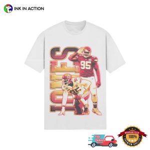 Retro Chris Jones Football Graphic T shirt 1