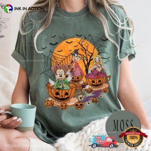 Retro Disney Minnie Daisy and Clarabelle Cosplay Hocus Pocus Comfort Colors T shirt 4