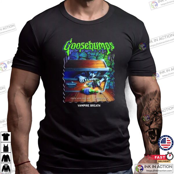 Retro Goosebumps Vampire Breath 90s Halloween T-shirt