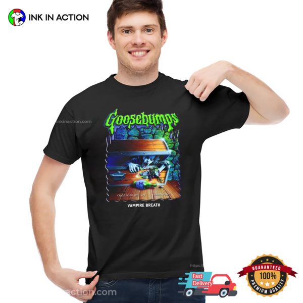 Retro Goosebumps Vampire Breath 90s Halloween T-shirt