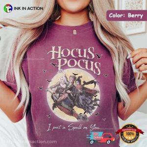 Retro Hocus Pocus Witchs Classic Horror Movie Comfort Colors T-shirt 1