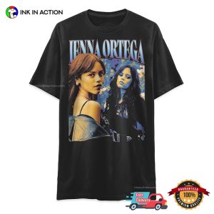 Retro Jenna Ortega 90s Graphic T shirt 2