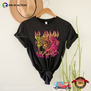 Rock Of Ages Def Lep Concert Shirt