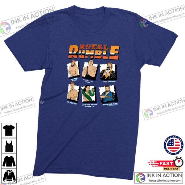 Royal Rumble Golden Era Wrestlers T-shirt