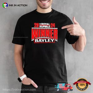 Royal Rumble Winner 2024 Bayley WWE T shirt 2