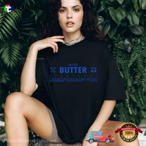 Salted Butter Level Funny Baking T shirt 1