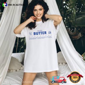 Salted Butter Level Funny Baking T-shirt