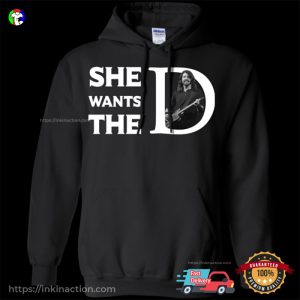 She Wants The D Funny T shirt, Dave Grohl Parody Outfit 1